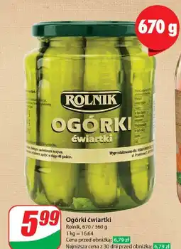 Dino Ogórki ćwiartki Rolnik Premium oferta