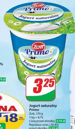 Dino Jogurt naturalny Zott Primo oferta