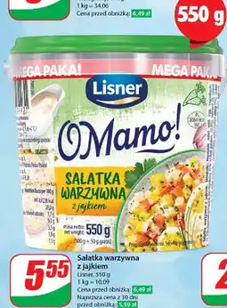 Dino Sałatka warzywna z jajkiem Lisner O Mamo! oferta