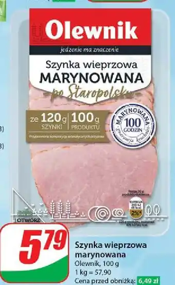 Dino Szynka wieprzowa marynowana po staropolsku Olewnik oferta