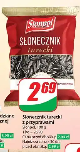 Dino Słonecznik turecki prażony solony z przyprawami Słonpol oferta