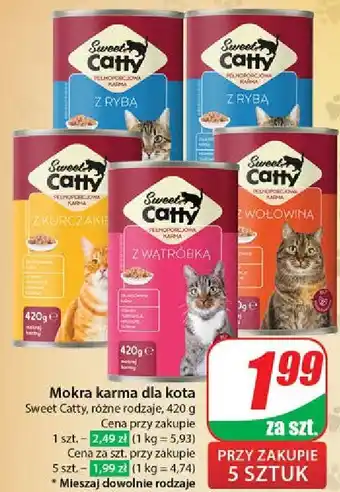 Dino Karma dla kota z wołowiną Sweet Catty oferta