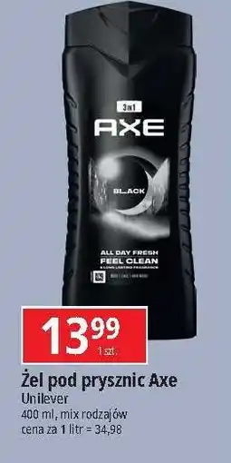 E.Leclerc Żel pod prysznic Axe Black oferta