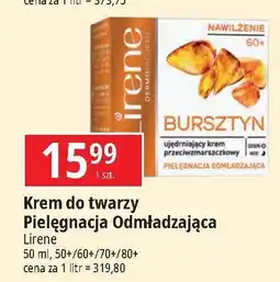 E.Leclerc Krem do twarzy ujędrniający na dzień i noc Lirene Bursztynowa Odbudowa 60+ oferta