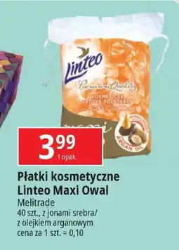 E.Leclerc Płatki kosmetyczne maxi jony srebra Linteo oferta