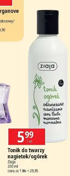 E.Leclerc Tonik ogórek Ziaja oferta