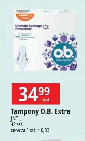 E.Leclerc Tampony super O.b. Extra Protect oferta