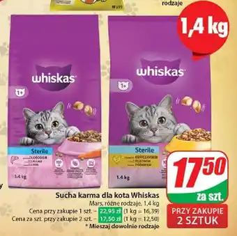 Dino Karma dla kota z kurczakiem Whiskas Sterile oferta