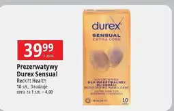 E.Leclerc Prezerwatywy extra lube Durex Sensual oferta