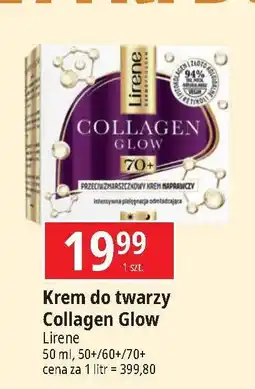 E.Leclerc Przeciwzmarszczkowy krem naprawczy 70+ Lirene Collagen Glow oferta