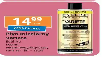 E.Leclerc Łagodzący płyn micelarny do demakijażu oczu twarzy i ust Eveline Cosmetics oferta