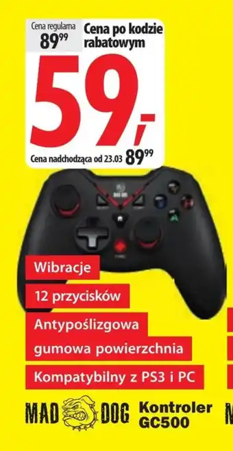 Media Expert Kontroler bezprzewodowy Mad Dog oferta