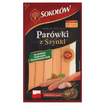 Arhelan Sokołów Parówki z szynki 210 g oferta