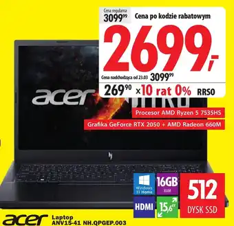 Media Expert Laptop Acer oferta