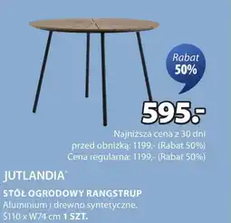 JYSK Stół ogrodowy Jutlandia oferta