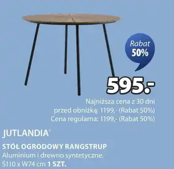 JYSK Stół ogrodowy Jutlandia oferta