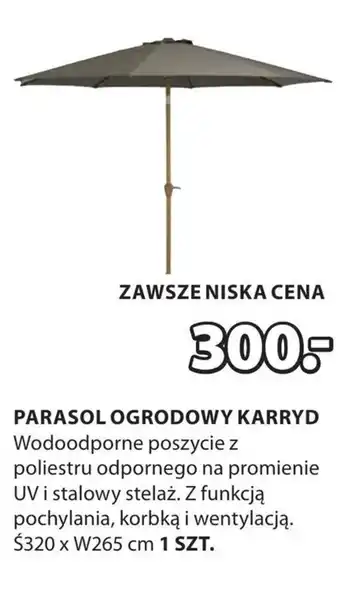 JYSK Parasol ogrodowy oferta