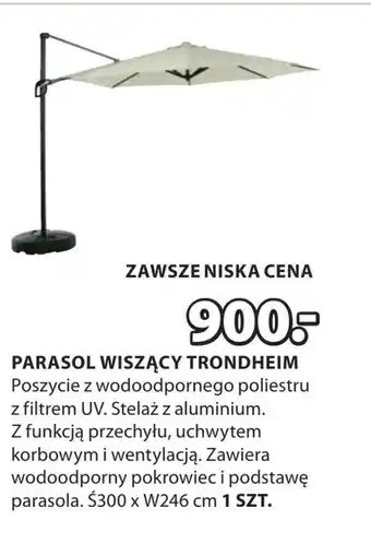 JYSK Parasol ogrodowy oferta