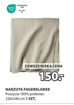 JYSK Narzuta TEX oferta