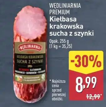 ALDI Kiełbasa Wędliniarnia Premium oferta