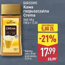 ALDI Kawa rozpuszczalna Barissimo oferta