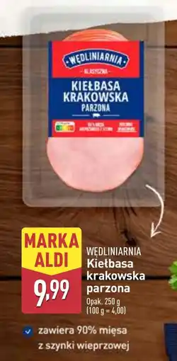 ALDI Kiełbasa Wędliniarnia oferta