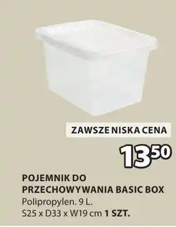 JYSK Pojemnik do przechowywania Basic oferta