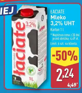 ALDI Mleko Łaciate oferta