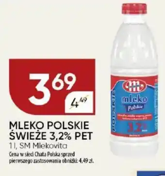 Chata Polska Mleko polskie świeże 3,2% pet sm mlekovita oferta