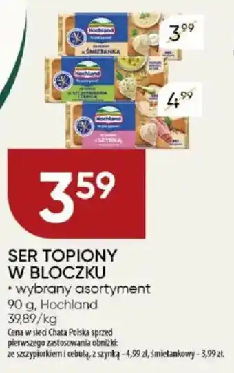 Chata Polska Ser topiony w bloczku hochland oferta