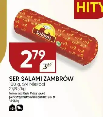 Chata Polska Ser salami zambrów sm mlekpol oferta