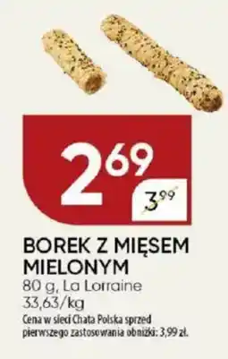 Chata Polska Borek z mięsem mielonym la lorraine oferta