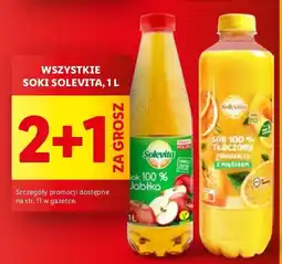 Lidl Sok pomarańczowy 100% z miąższem Solevita oferta