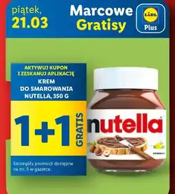 Lidl Krem czekoladowo-orzechowy Nutella oferta