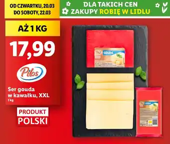 Lidl Ser gouda w kawałku Pilos oferta