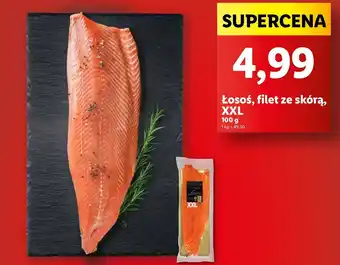 Lidl Łosoś atlantycki xxl filet ze skórą Connoisseur oferta