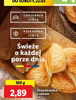 Lidl Droźdżówka z serem oferta