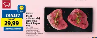 Lidl Stek z irlandzkiej wołowiny Rzeźnik Codzienna Dostawa oferta