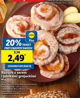 Lidl Racuch z jabłkami grójeckimi oferta