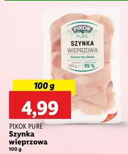 Lidl Szynka wieprzowa Pikok Pure oferta