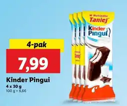 Lidl Baton mleczny Kinder Pingui oferta