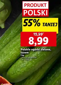 Lidl Ogórek zielony oferta