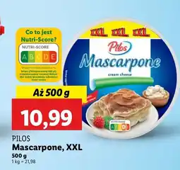 Lidl Serek mascarpone Pilos oferta