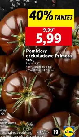 Lidl Pomidory czekoladowe primora oferta