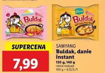 Lidl Makaron ramen pomidorowy kurczak buldak Samyang (Spożywcze) oferta