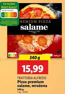 Lidl Pizza salame Trattoria Alfredo oferta