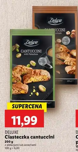 Lidl Ciastka cantuccini z orzechami Deluxe (Schwarz) oferta