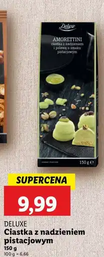 Lidl Ciastka z nadzieniem pistacjowym Deluxe (Schwarz) oferta