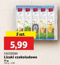 Lidl Lizaki czekoladowe Favorina oferta