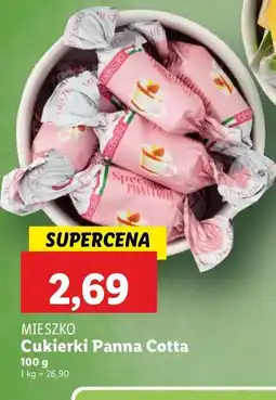 Lidl Cukierki panna cotta Mieszko oferta